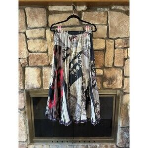 VTG 90s Anü by Natural Maxi Skirt Womens S Hippie Flowy Y2K Layered Boho Fairy